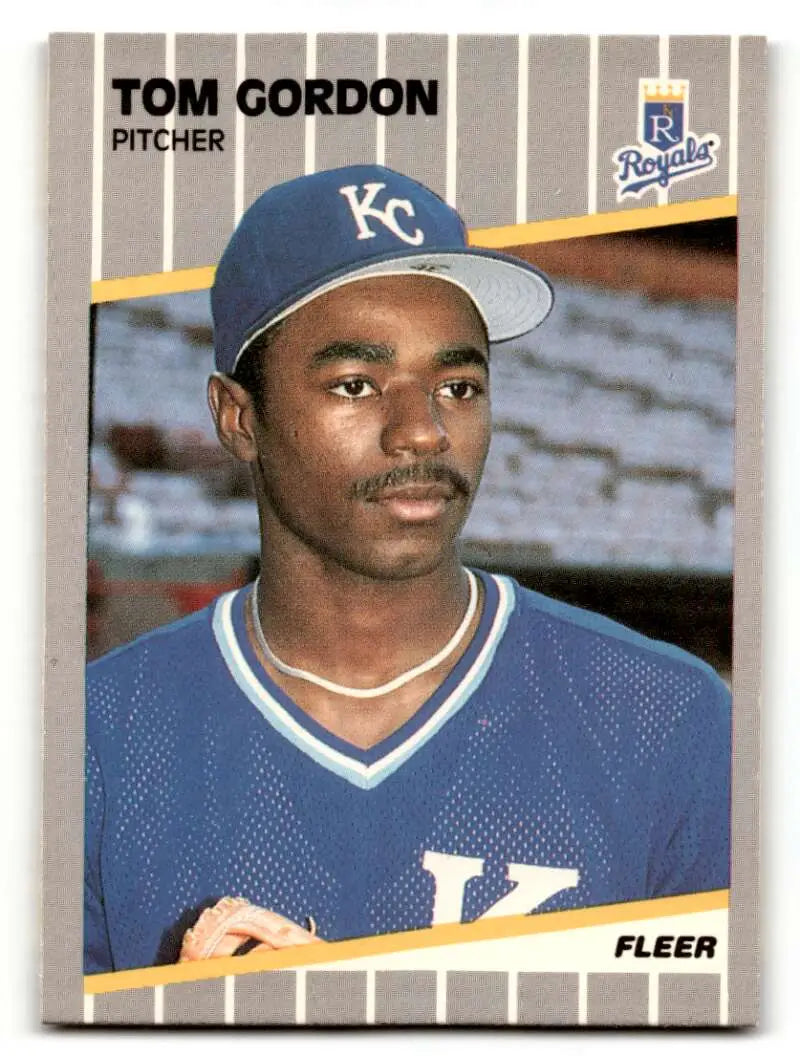1989 Fleer #284 Tom Gordon Kansas City Royals Baseball Cards NM-MT ID:54560