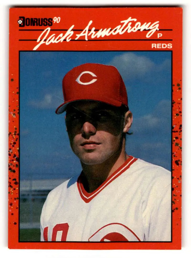 1990 Donruss #544 Jack Armstrong Cincinnati Reds Baseball Cards EX/N ID:54644
