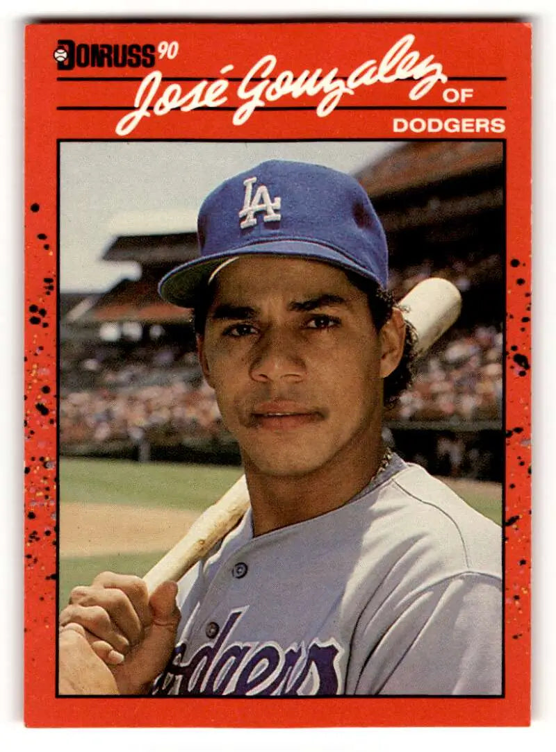 1990 Donruss #314 Jose Gonzalez Los Angeles Dodgers Baseball Cards E ID:54688