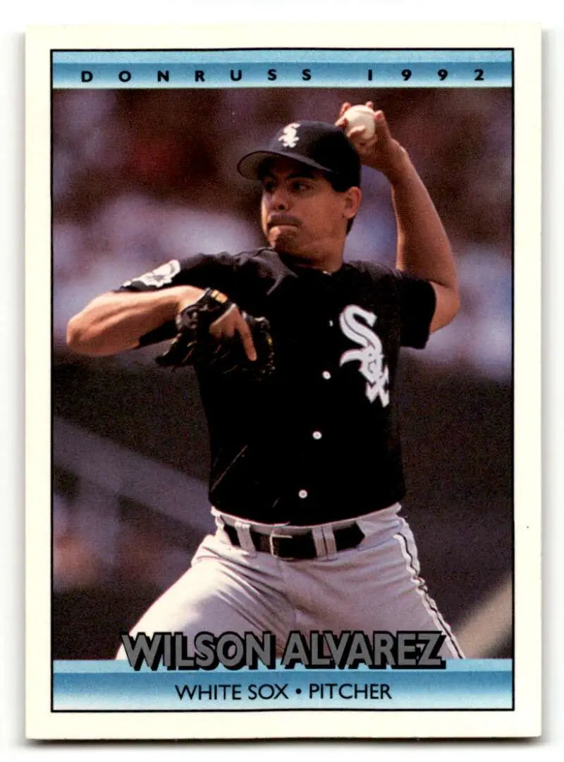 1992 Donruss #630 Wilson Alvarez Chicago White Sox Baseball Cards EX ID:54846