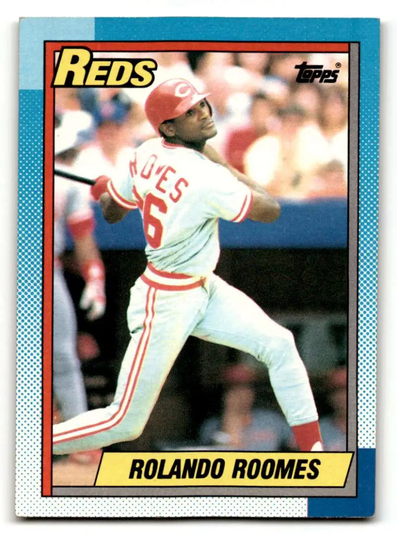 1990 Topps #364 Rolando Roomes Cincinnati Reds Baseball Cards EX/NM ID:55052