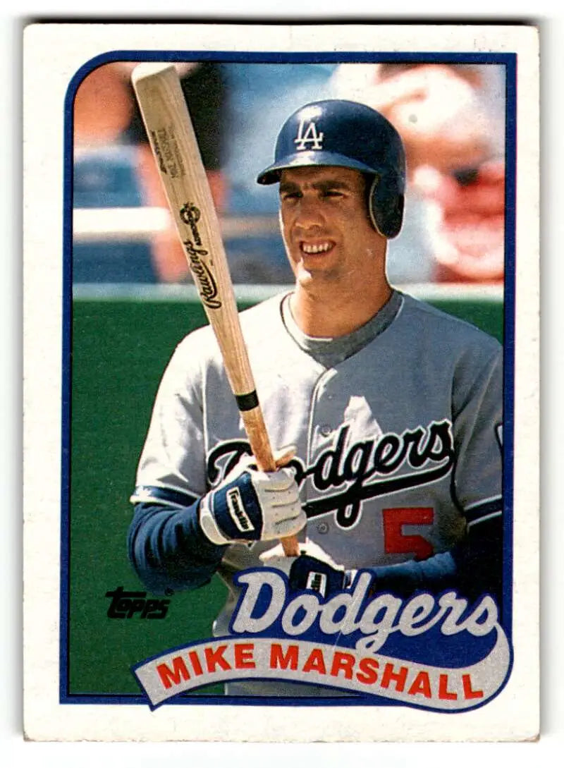 1989 Topps #582 Mike Marshall Los Angeles Dodgers Baseball Cards EX/ ID:55059