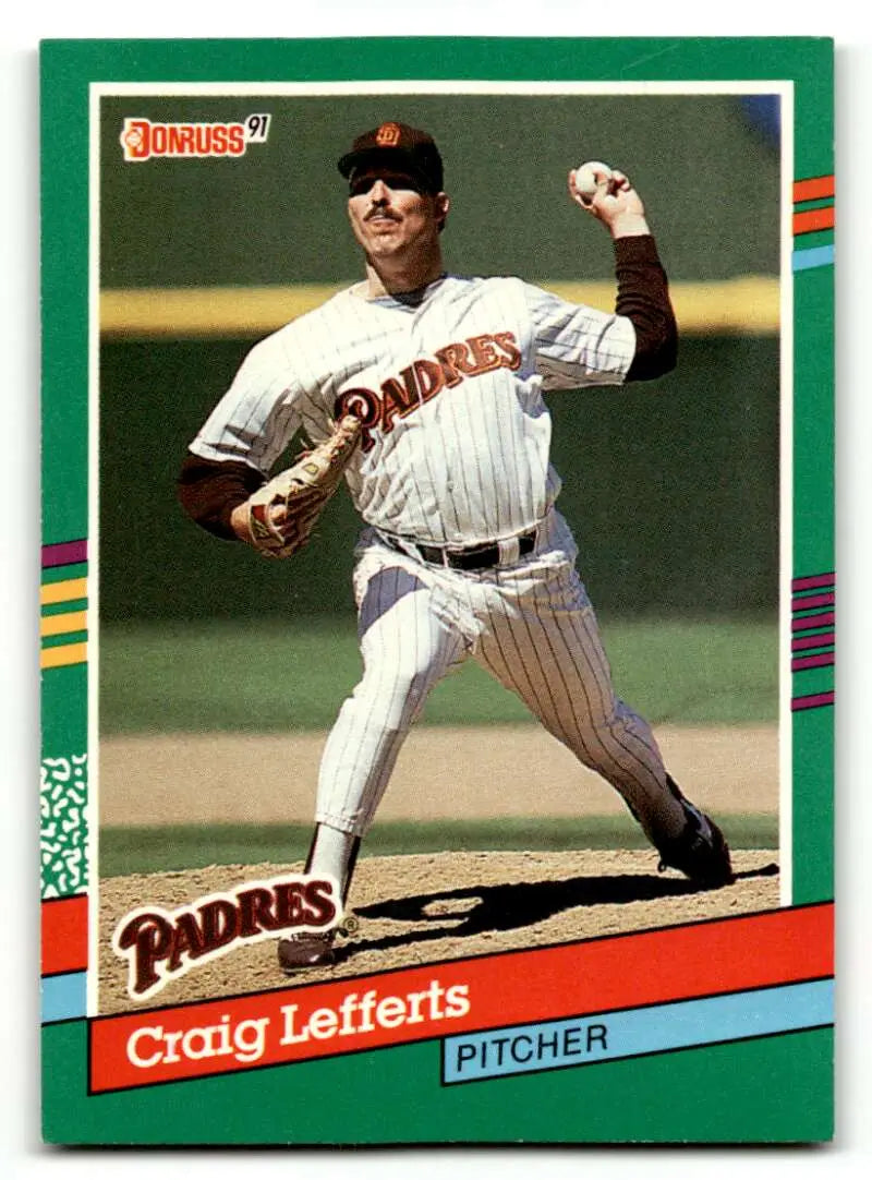 1991 Donruss #515 Craig Lefferts San Diego Padres Baseball Cards EX/ ID:55315