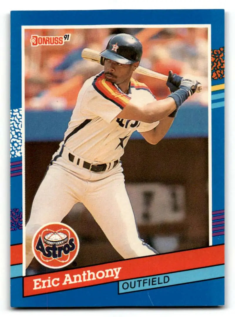 1991 Donruss #333 Eric Anthony Houston Astros Baseball Cards EX/NM ID:55346