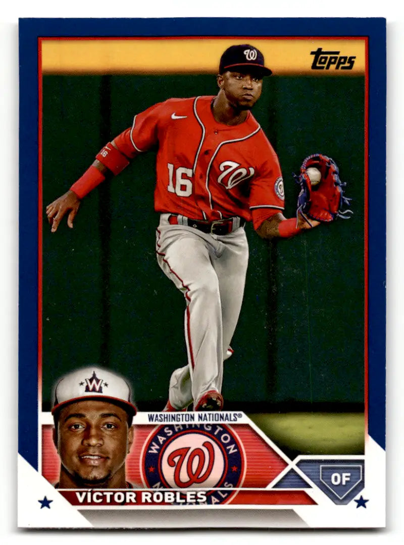 2023 Topps Royal Blue #389 Victor Robles NM-MT Nationals ID:55399