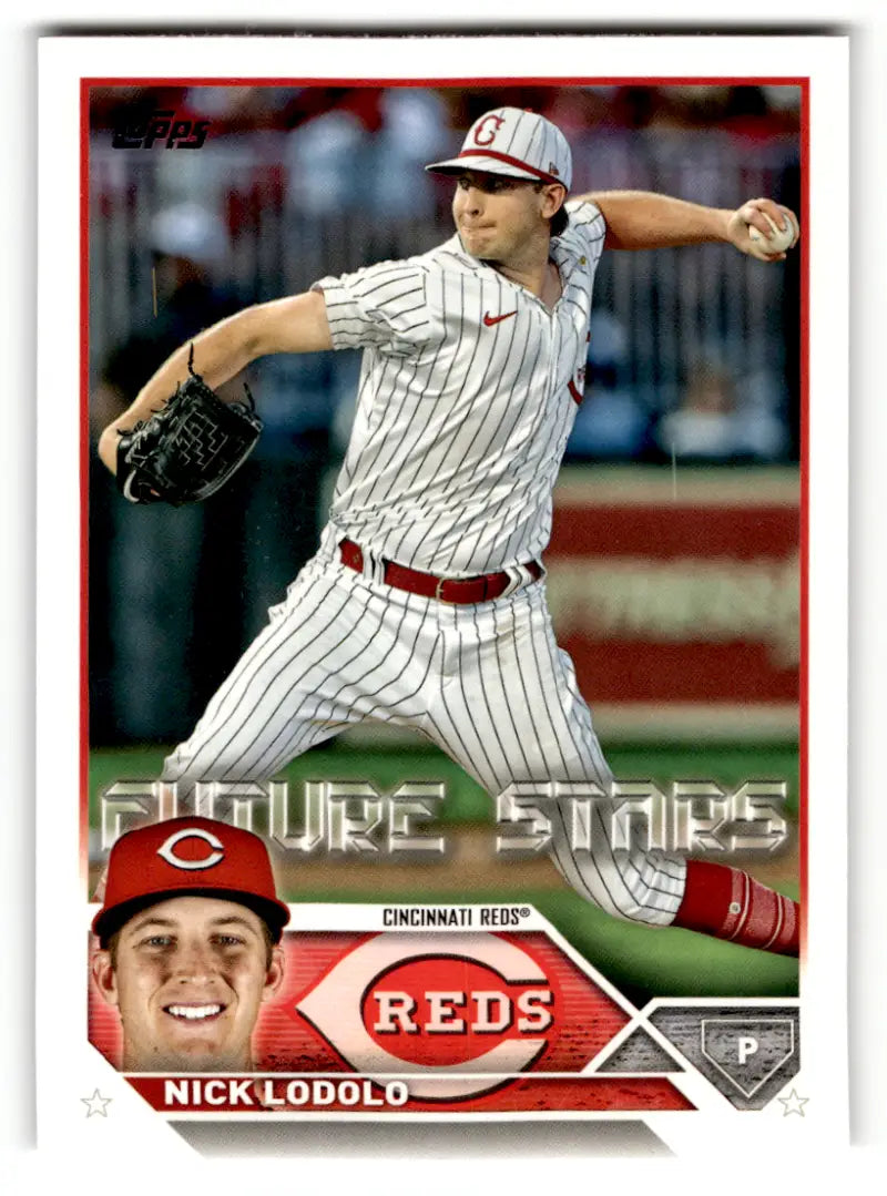 2023 Topps #406 Nick Lodolo NM Near Mint Reds ID:55400