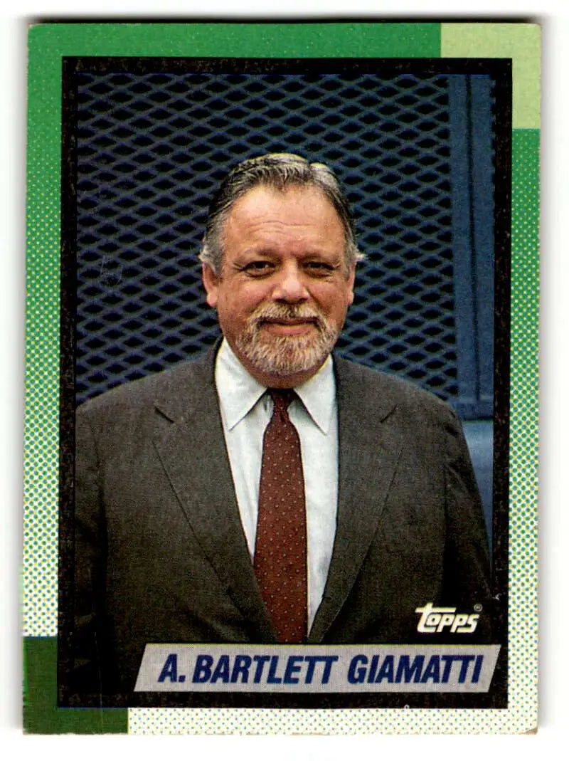 1990 Topps #396 Bart Giamatti Baseball Cards EX/NM ID:55626