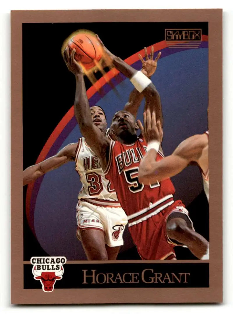 1990 SkyBox #39 Horace Grant Chicago Bulls Basketball Cards NM Near ID:55693