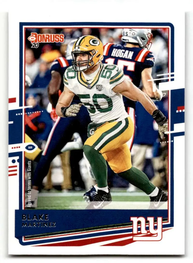 2020 Donruss #109 Blake Martinez New York Giants Football Cards NM N ID:55777