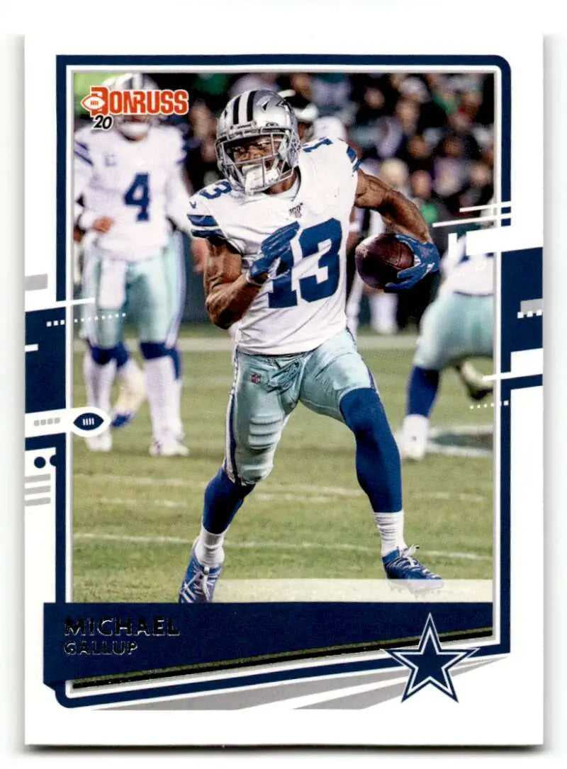 2020 Donruss #84 Michael Gallup Dallas Cowboys Football Cards NM Nea ID:55789