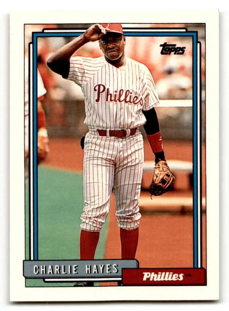 1992 Topps #754 Charlie Hayes Philadelphia Phillies Baseball Cards E ID:55803