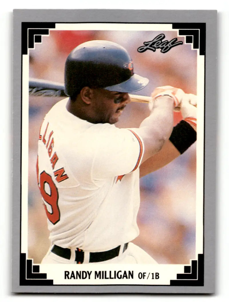 1991 Leaf #109 Randy Milligan NM Near Mint Orioles ID:55912