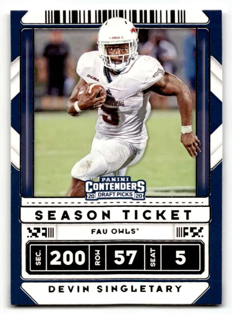 2020 Panini Contenders Draft Picks #32 Devin Singletary Florida Atla ID:55960