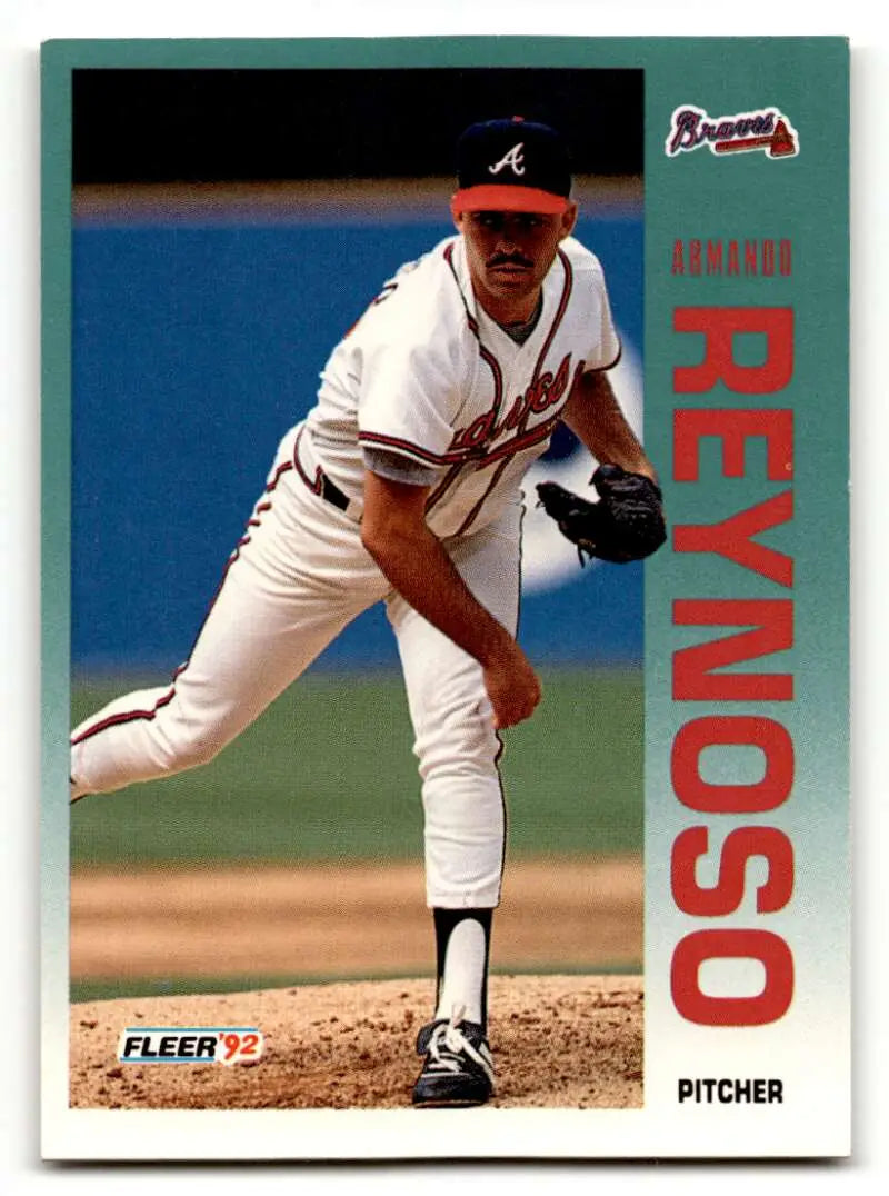 1992 Fleer #367 Armando Reynoso Atlanta Braves Baseball Cards EX/NM ID:56063