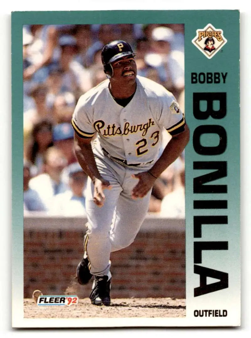 1992 Fleer #551 Bobby Bonilla Pittsburgh Pirates Baseball Cards EX/N ID:56080
