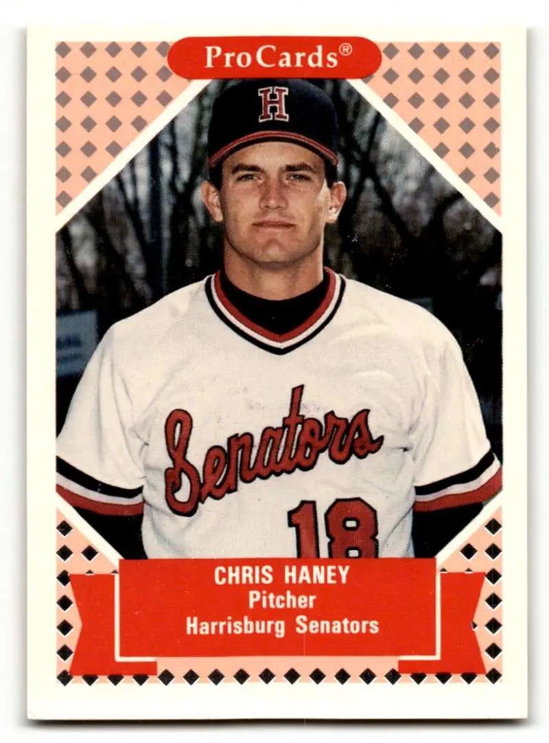 1991 ProCards Tomorrow’s Heroes #258 Chris Haney Harrisburg Senators ID:56156