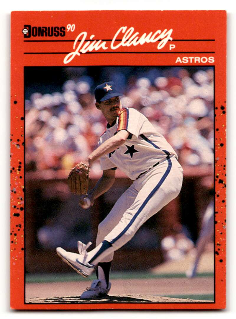 1990 Donruss #69 Jim Clancy Houston Astros Baseball Cards EX/NM ID:56173