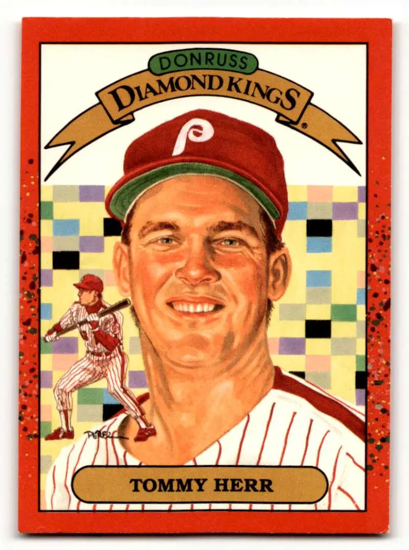 1990 Donruss #21 Tommy Herr Philadelphia Phillies Baseball Cards EX/ ID:56203