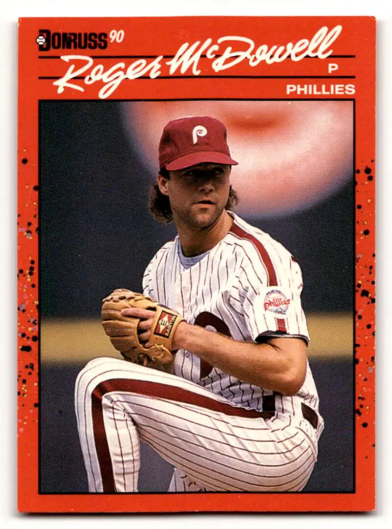 1990 Donruss #251 Roger McDowell Philadelphia Phillies Baseball Card ID:56212