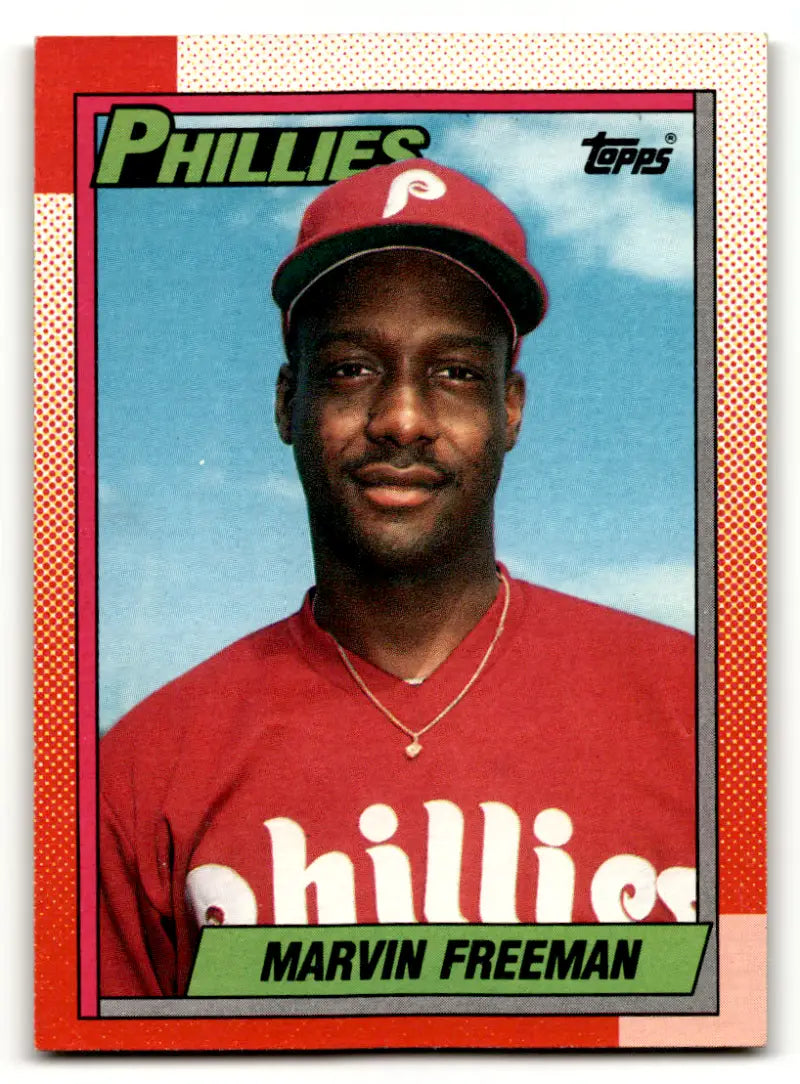 1990 Topps #103 Marvin Freeman EX/NM Phillies ID:56544