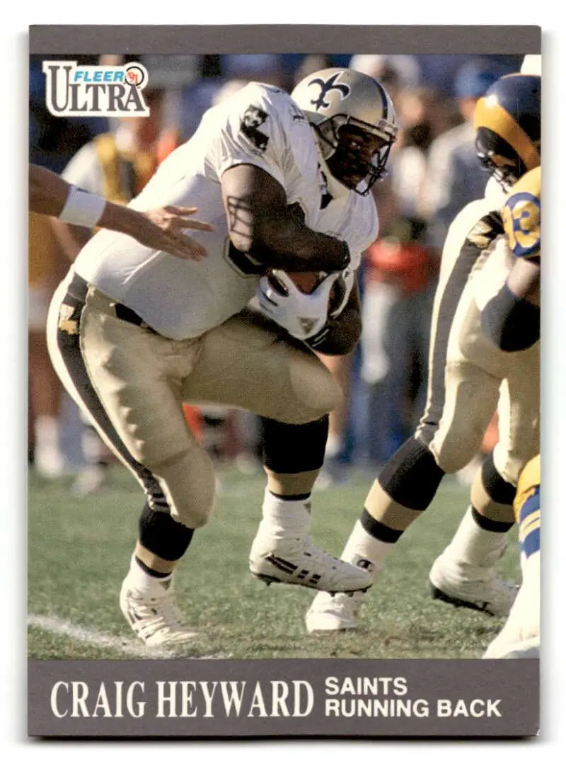 1991 Ultra #207 Craig Heyward New Orleans Saints Football Cards NM N ID:56561