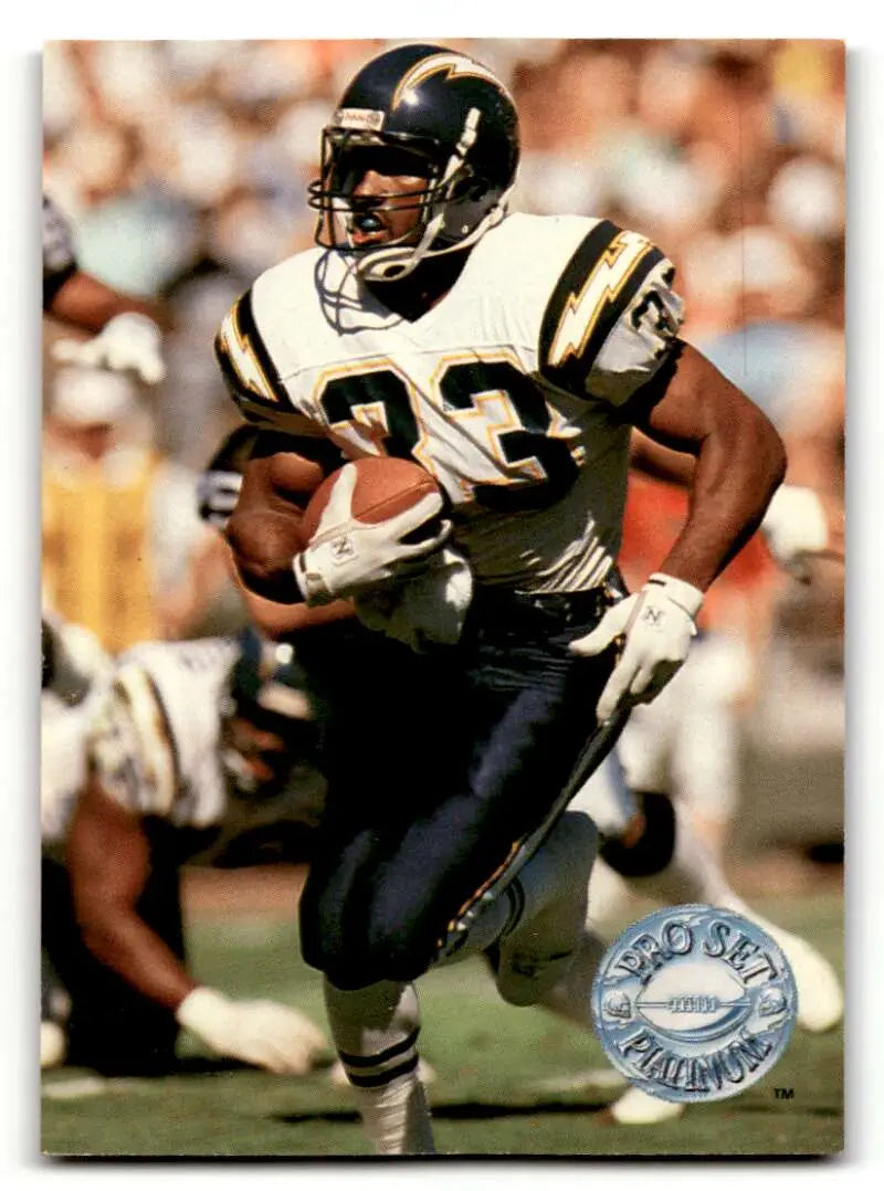 1991 Pro Set Platinum #266 Ronnie Harmon San Diego Chargers Football ID:56606