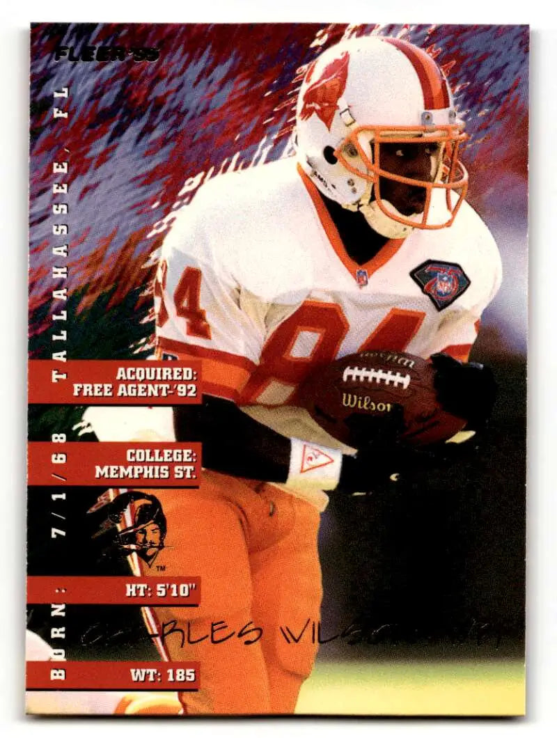 1995 Fleer #381 Charles Wilson Tampa Bay Buccaneers Football Cards N ID:57368