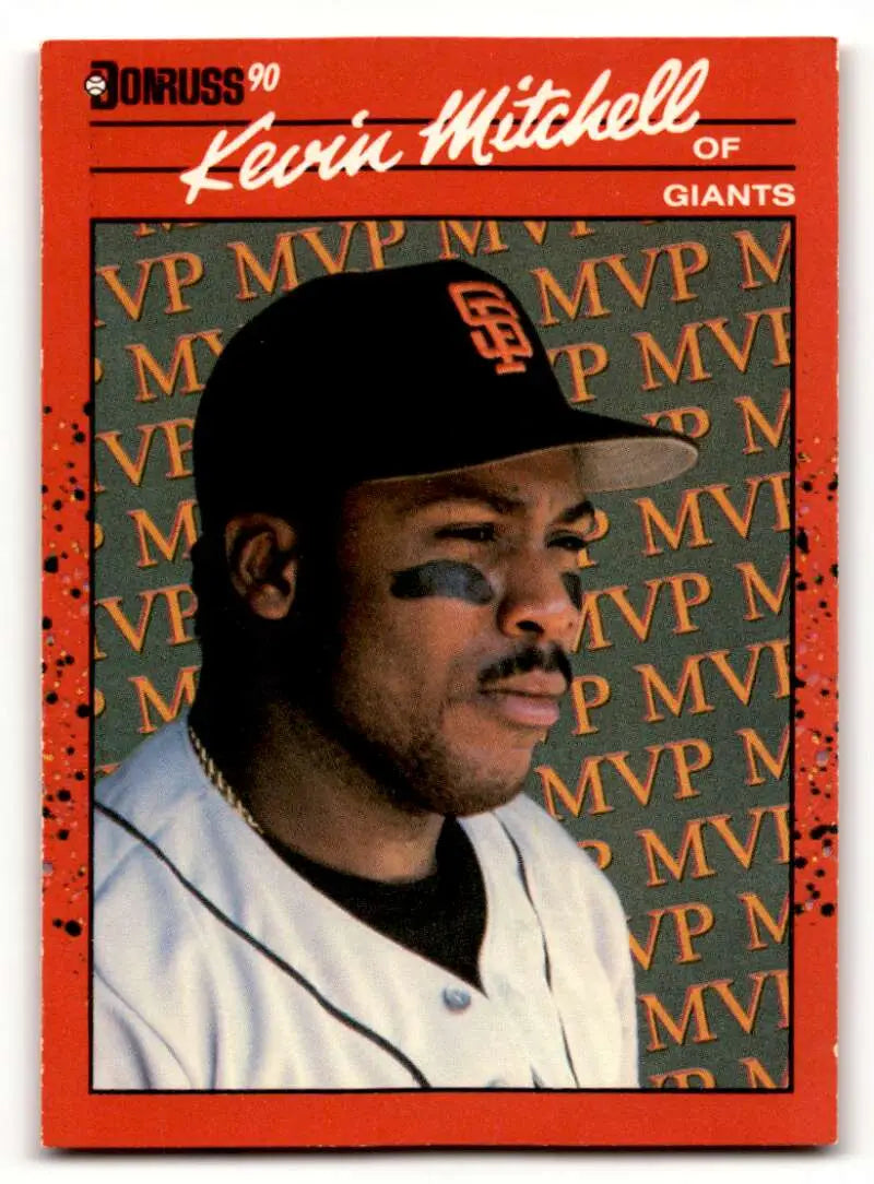 1990 Donruss #BC-11 Kevin Mitchell San Francisco Baseball Cards EX/N ID:57545