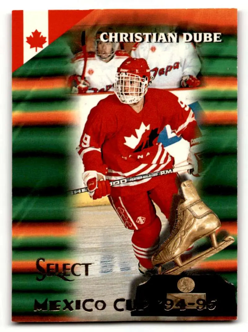 1994 Select #166 Christian Dube Canada Hockey Cards EX/NM ID:57819