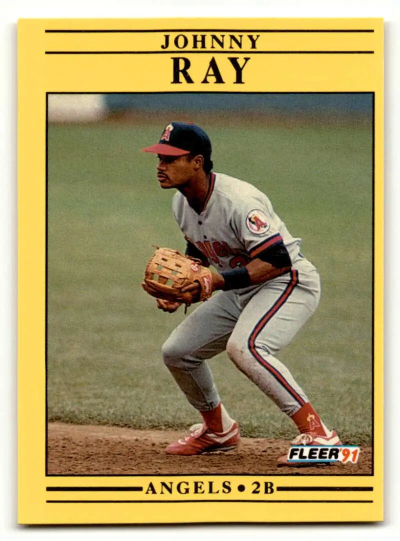 1991 Fleer #323a Johnny Ray Wax/Cello Pack version: First stat grouping ID:58086