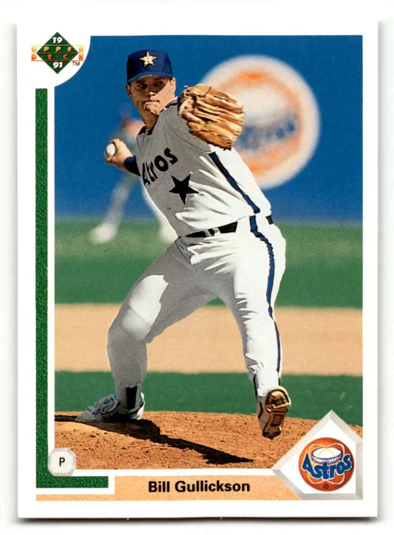 1991 Upper Deck #590 Bill Gullickson Houston Astros Baseball Cards E ID:58208