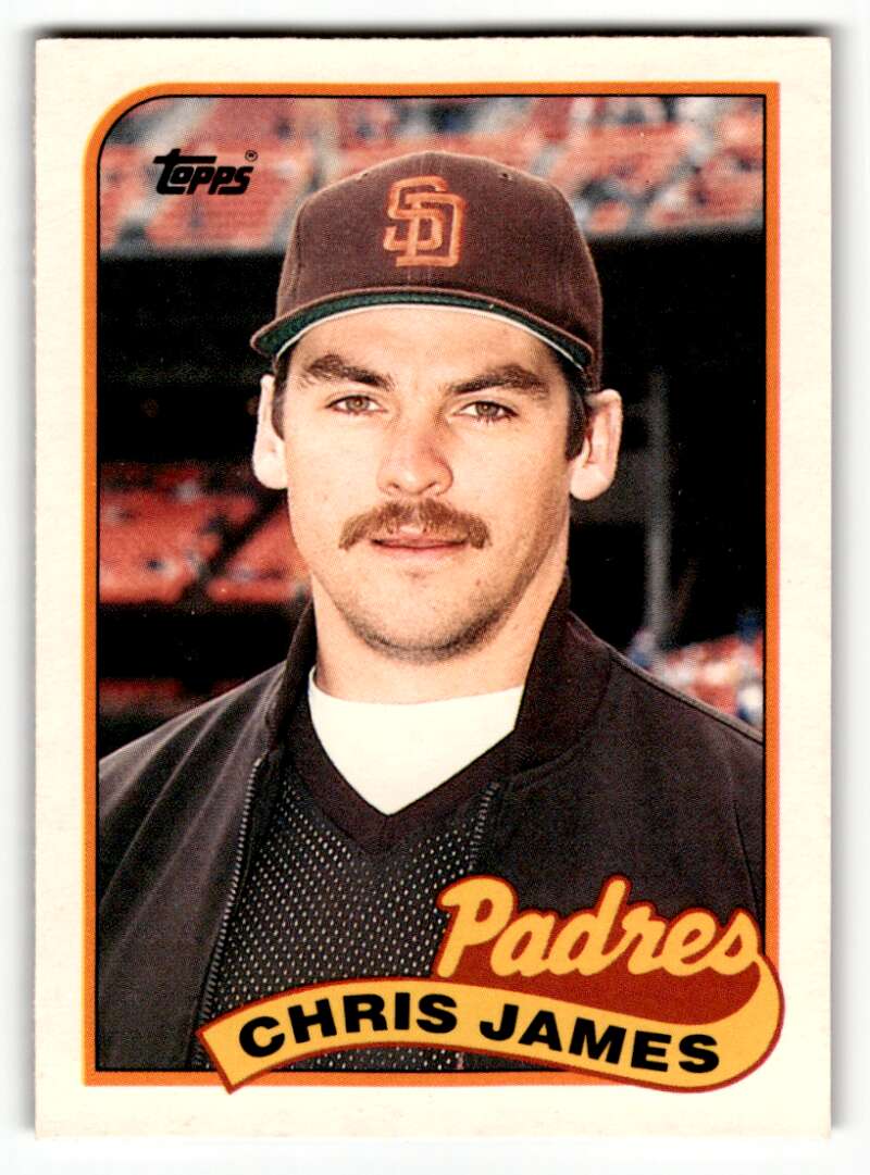 1989 Topps Traded #56T Chris James San Diego Padres Baseball Cards E ID:58578