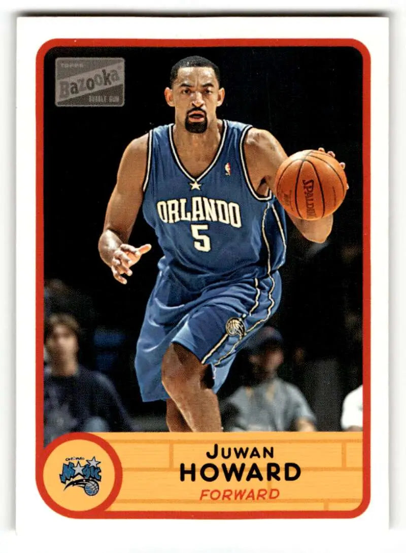 2003 Bazooka #19 Juwan Howard Orlando Magic Basketball Cards EX/NM ID:58758