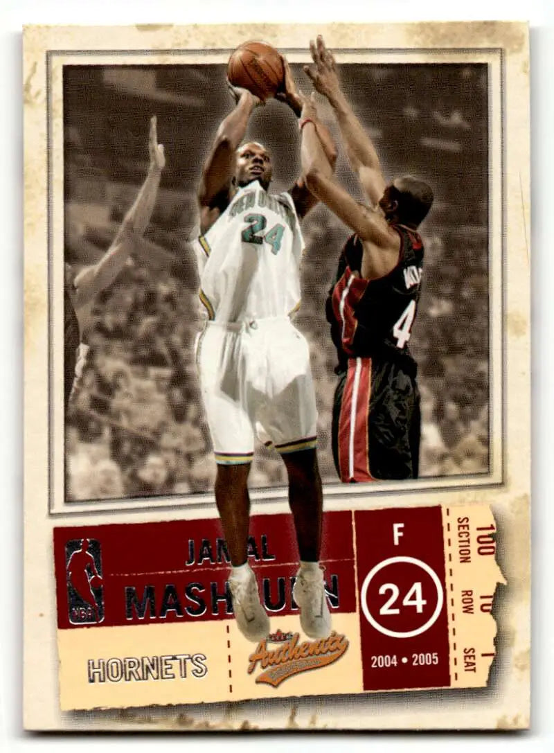 2004 Fleer Authentix #89 Jamal Mashburn New Orleans Hornets Basketba ID:58765