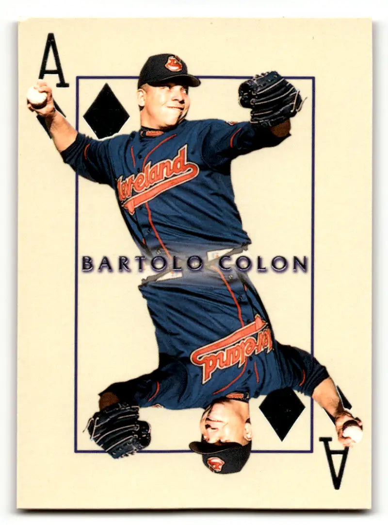 2000 Pacific Invincible Diamond Aces #8 Bartolo Colon EX/NM Indians ID:58860