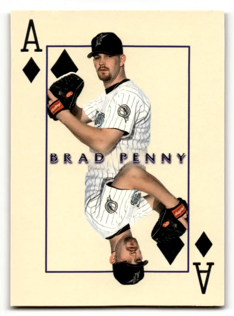 2000 Pacific Invincible Diamond Aces #9 Brad Penny NM Near Mint Marlins ID:58861