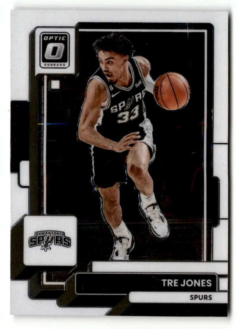 2022-23 Donruss Optic #199 Tre Jones NM-MT Spurs ID:58869