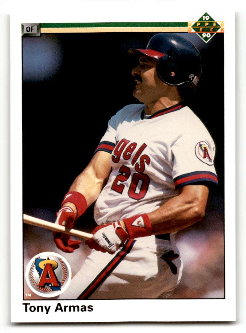 1990 Upper Deck #58 Tony Armas California Angels Baseball Cards EX/N ID:59128