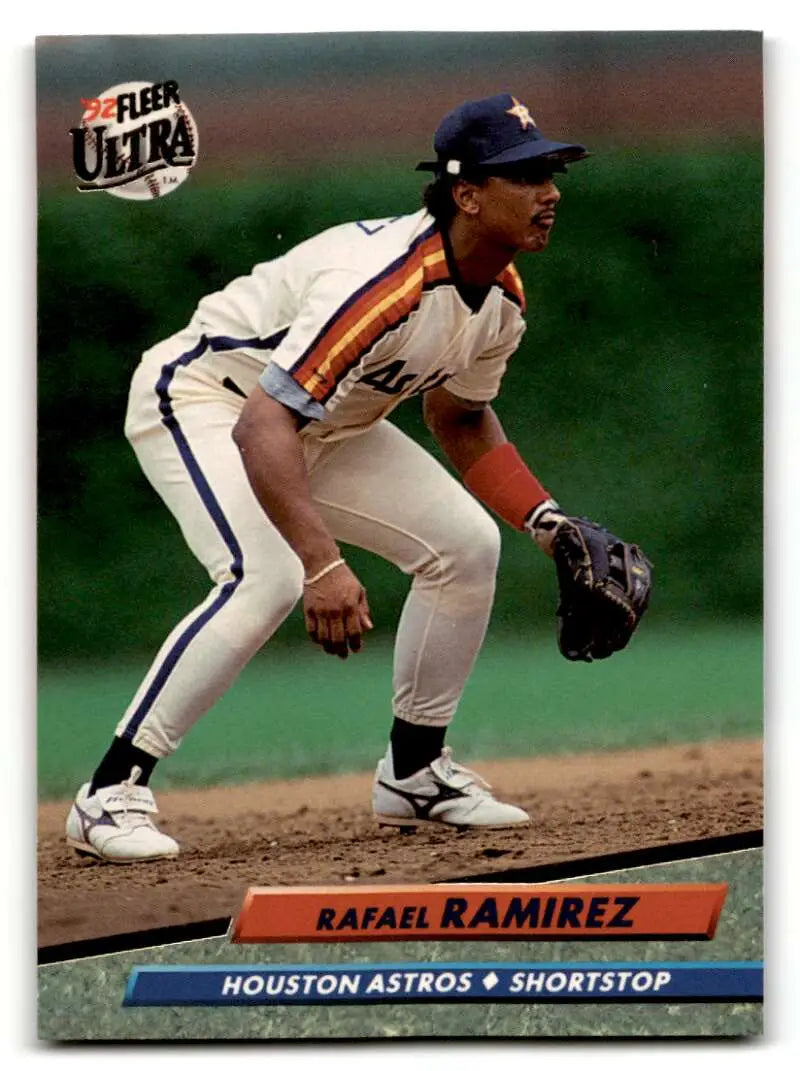1992 Ultra #495 Rafael Ramirez Houston Astros Baseball Cards EX/NM ID:59129