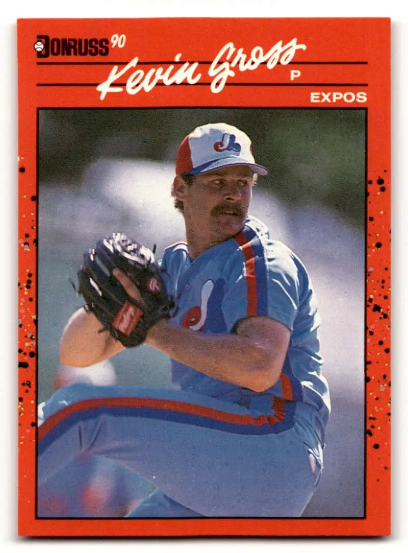 1990 Donruss #248 Kevin Gross Montreal Expos Baseball Cards EX/NM ID:59130