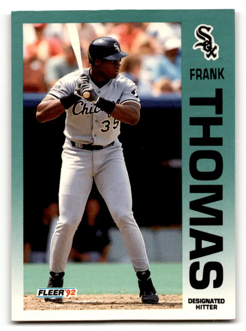 1992 Fleer #100 Frank Thomas EX/NM White Sox ID:59271