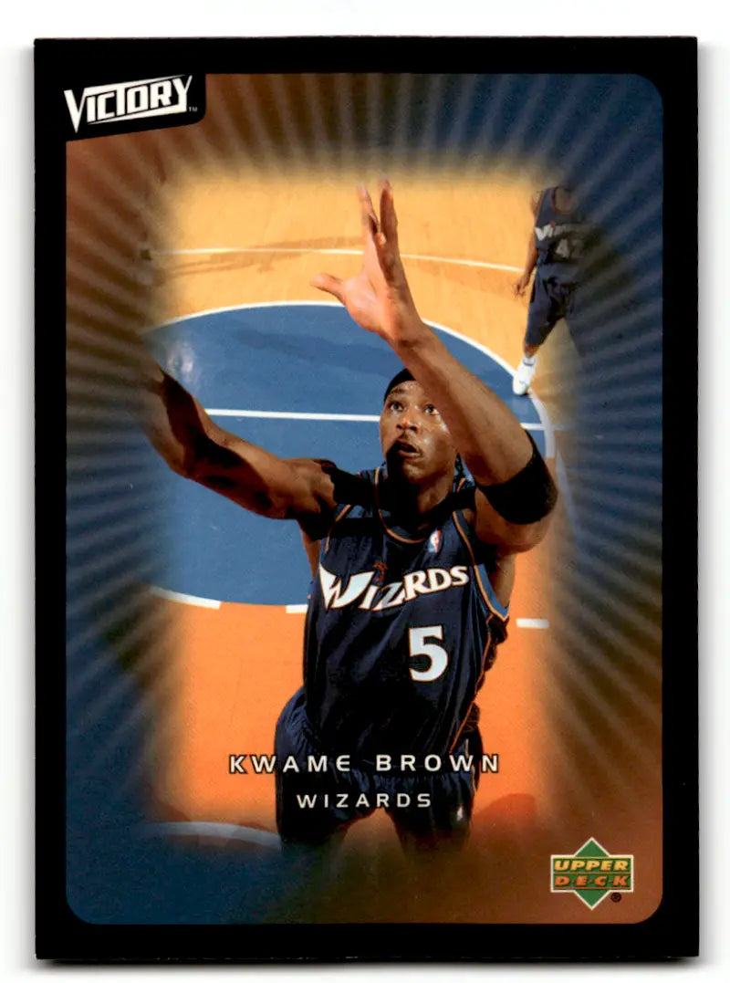 2003-04 Upper Deck Victory #99 Kwame Brown NM Near Mint Wizards ID:59425
