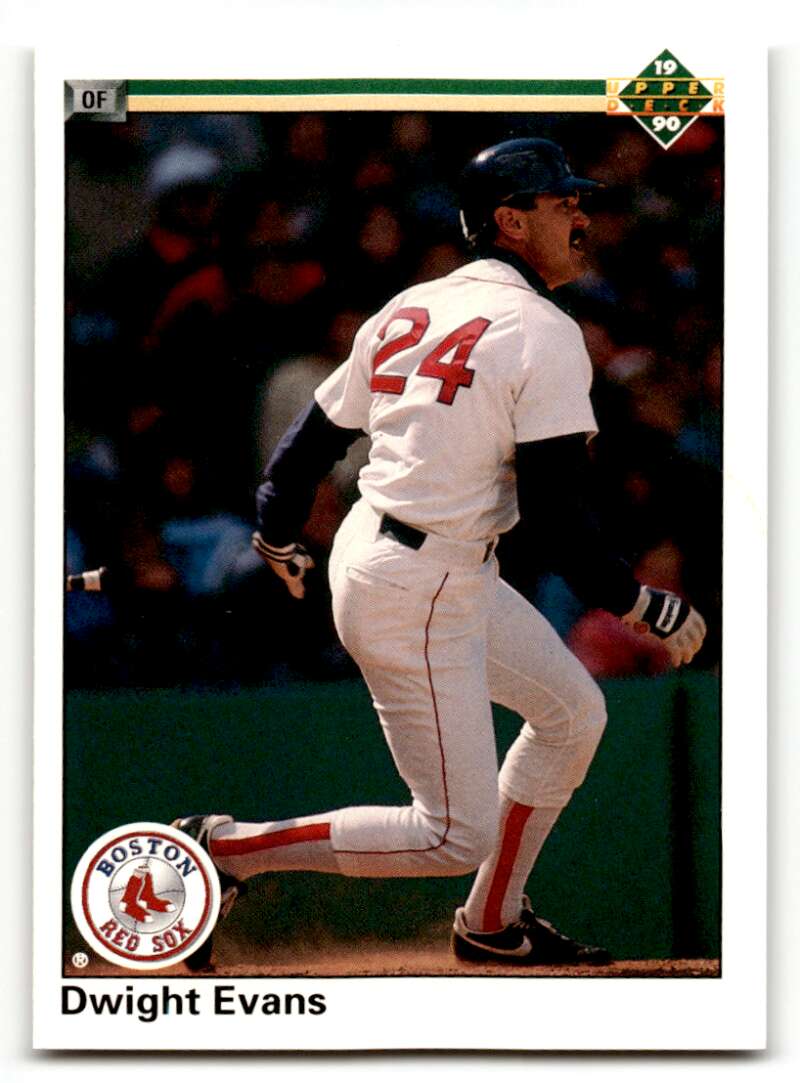 1990 Upper Deck #112 Dwight Evans Atlanta Braves Baseball Cards EX/N ID:59500