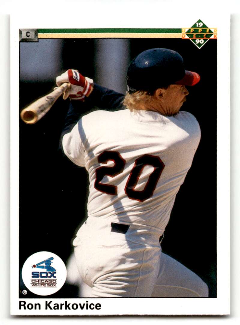 1990 Upper Deck #69 Ron Karkovice Chicago White Sox Baseball Cards E ID:59529