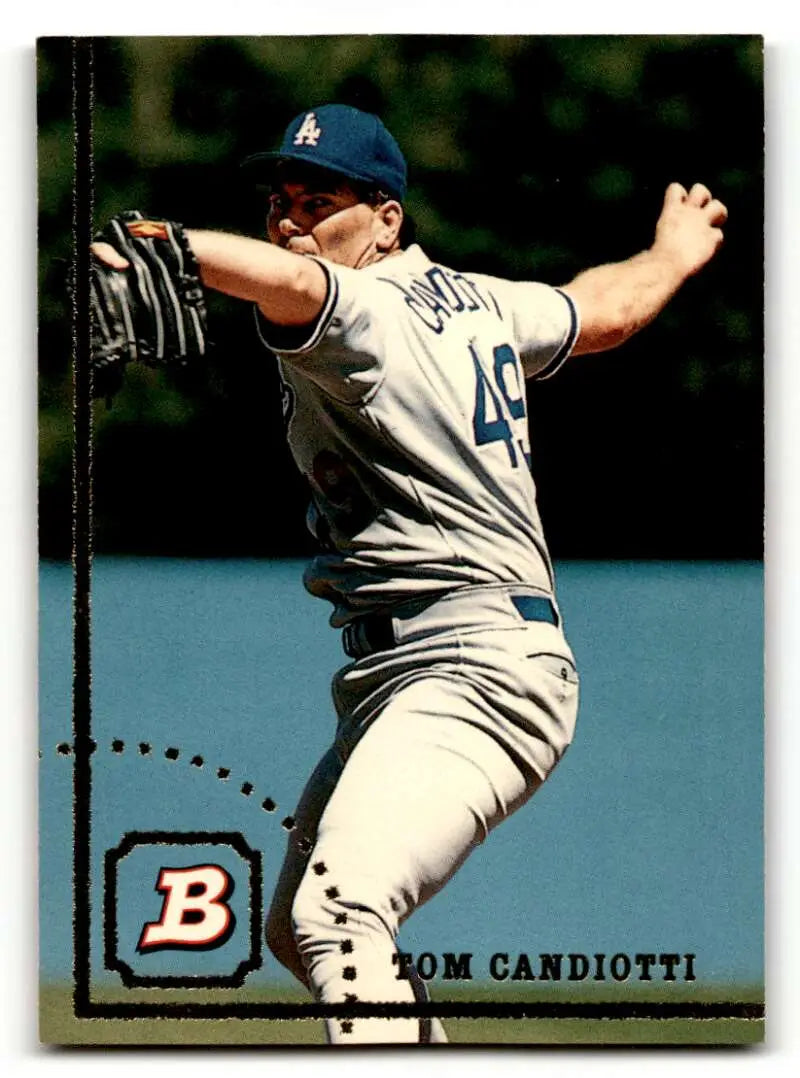 1994 Bowman #126 Tom Candiotti Los Angeles Dodgers Baseball Cards EX ID:59591