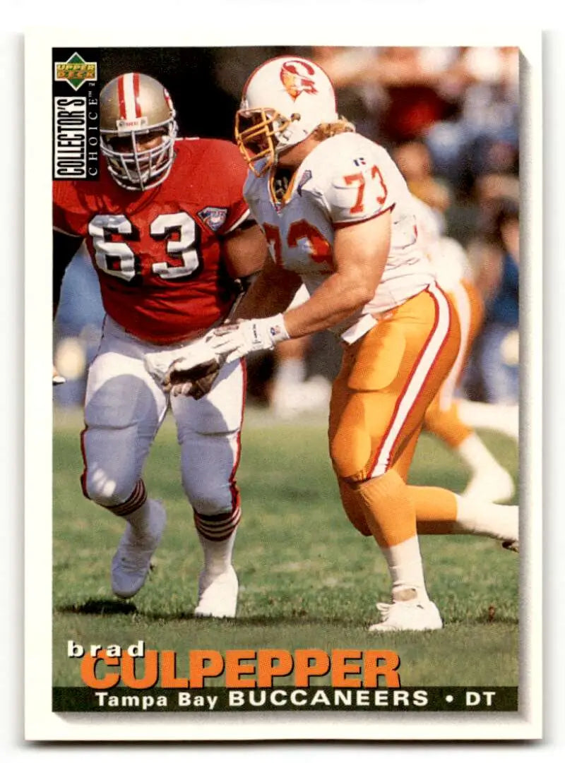 1995 Collector’s Choice #298 Brad Culpepper Tampa Bay Buccaneers Foo ID:59892