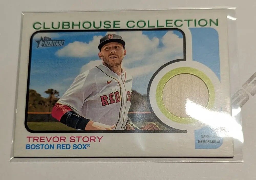 2022 Topps Heritage High Number Clubhouse Collection Relic #CCR-TS Trev ID:59990