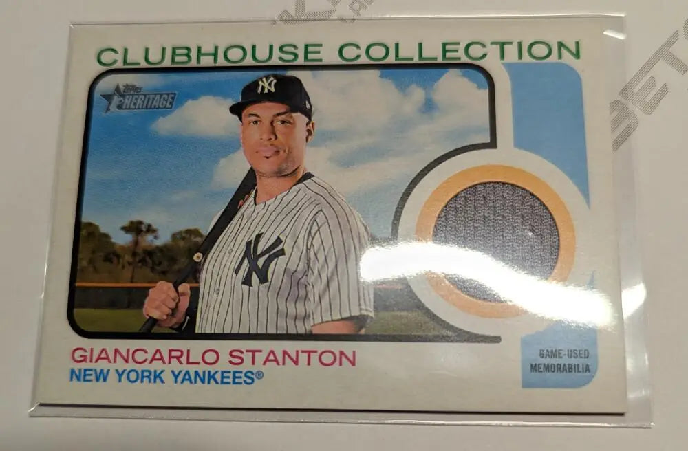 2022 Topps Heritage High Number Clubhouse Collection Relic #CCR-GSN Gia ID:59991