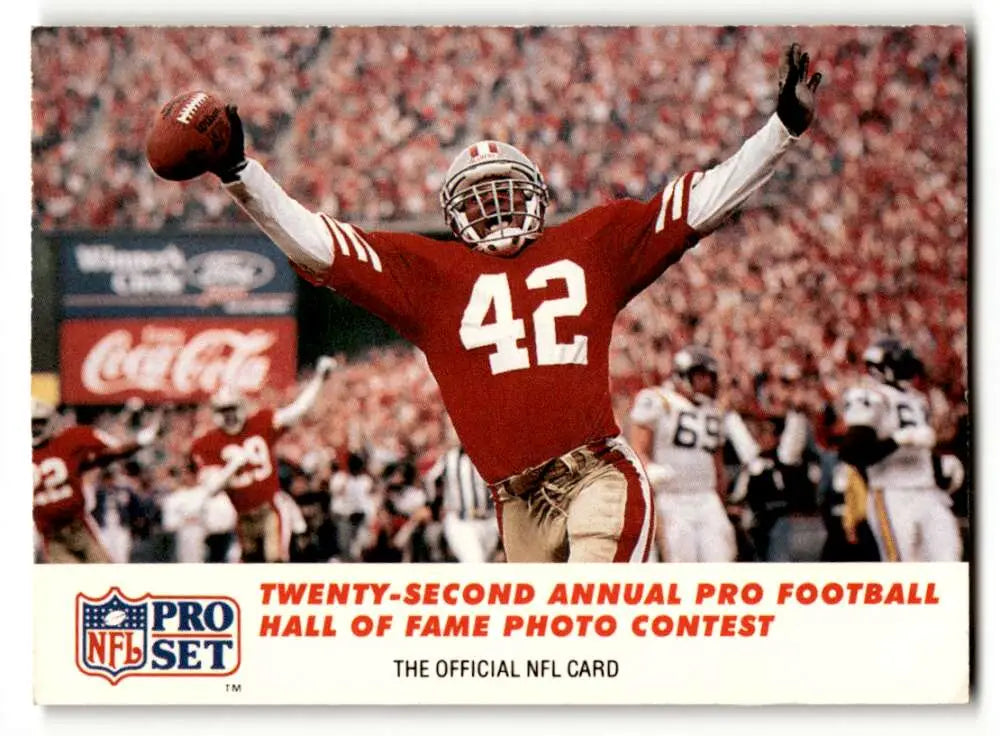 1990 Pro Set #793 Ronnie Lott San Francisco 49ers Football Cards EX/ ID:60070