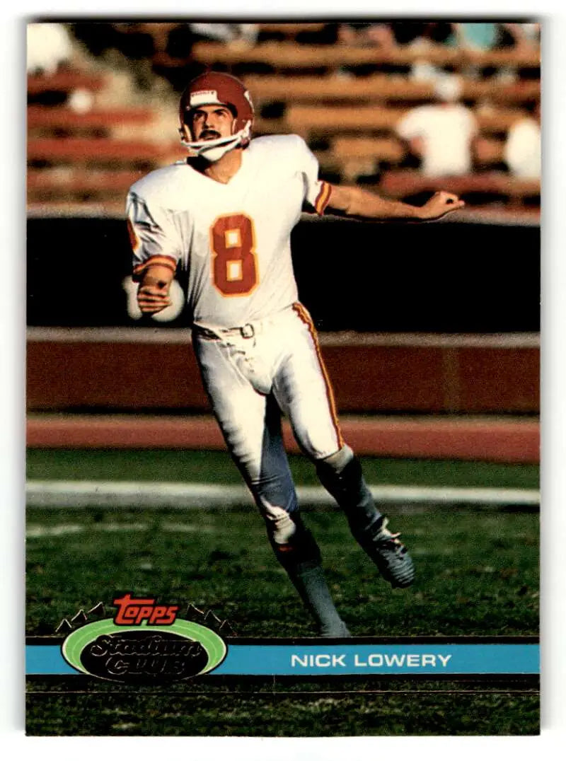 1991 Stadium Club #233 Nick Lowery Kansas City Chiefs Football Cards ID:60208
